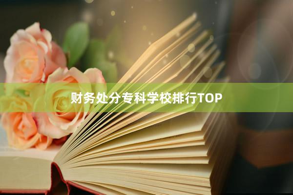 财务处分专科学校排行TOP